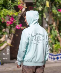 Sudadera Balneario Mint capucha
